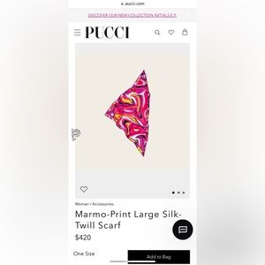 Marmo-Print Large Silk-Twill Scarf